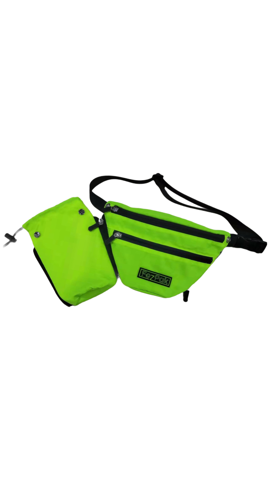 Customizable Fanny Pack / Crossbody Bag: Attachable/Detachable Holder FezPak